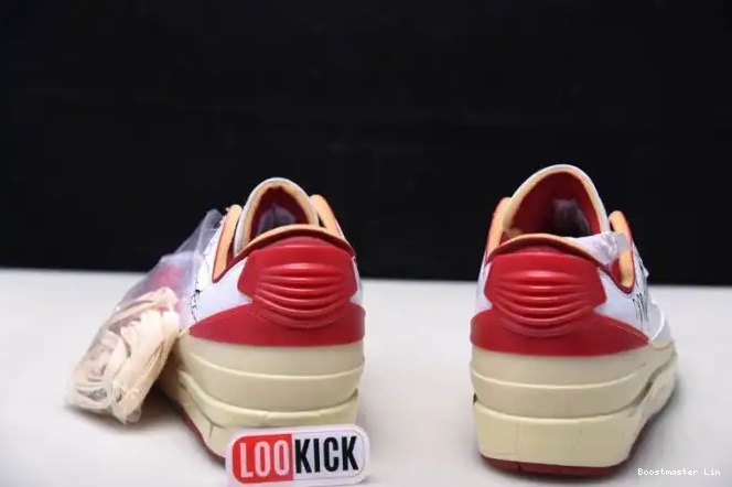 Bmlin DJ4375-106 Low 2 SP White Red Jordan Off-White Retro 0602